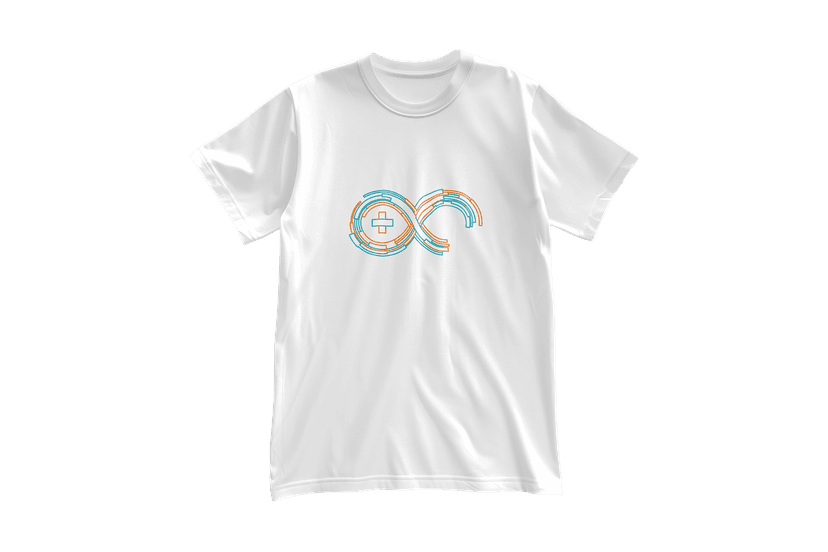 White Tee with ADPH Logo